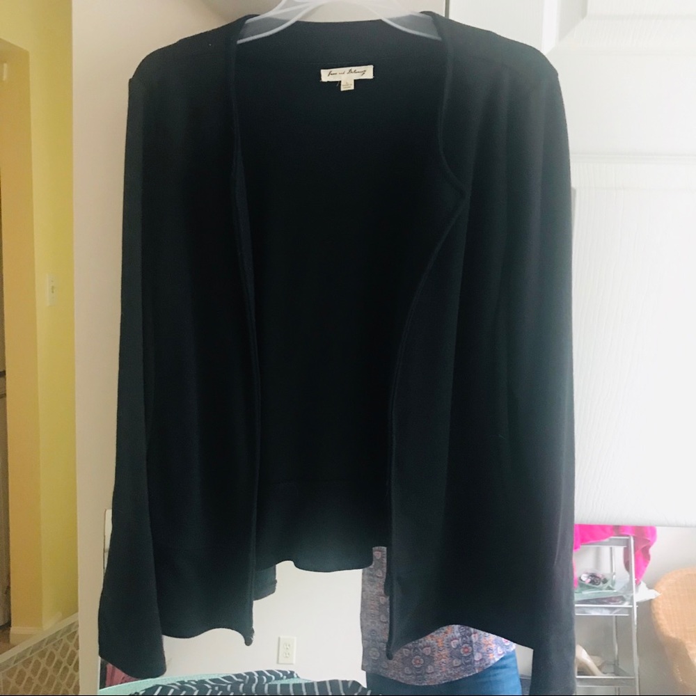 Black Peplum Blazer